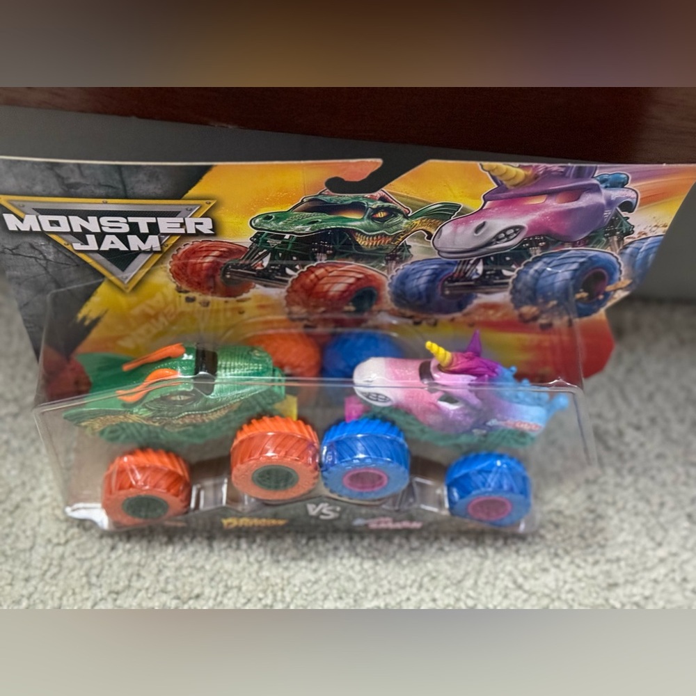 New Monster Jam Dragon vs. Sparkle Smash